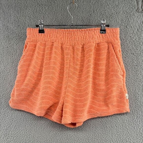 ARAMINTA JAMES Terry Wave Shirt & Shorts Set in Orange size small - Picture 6 of 16